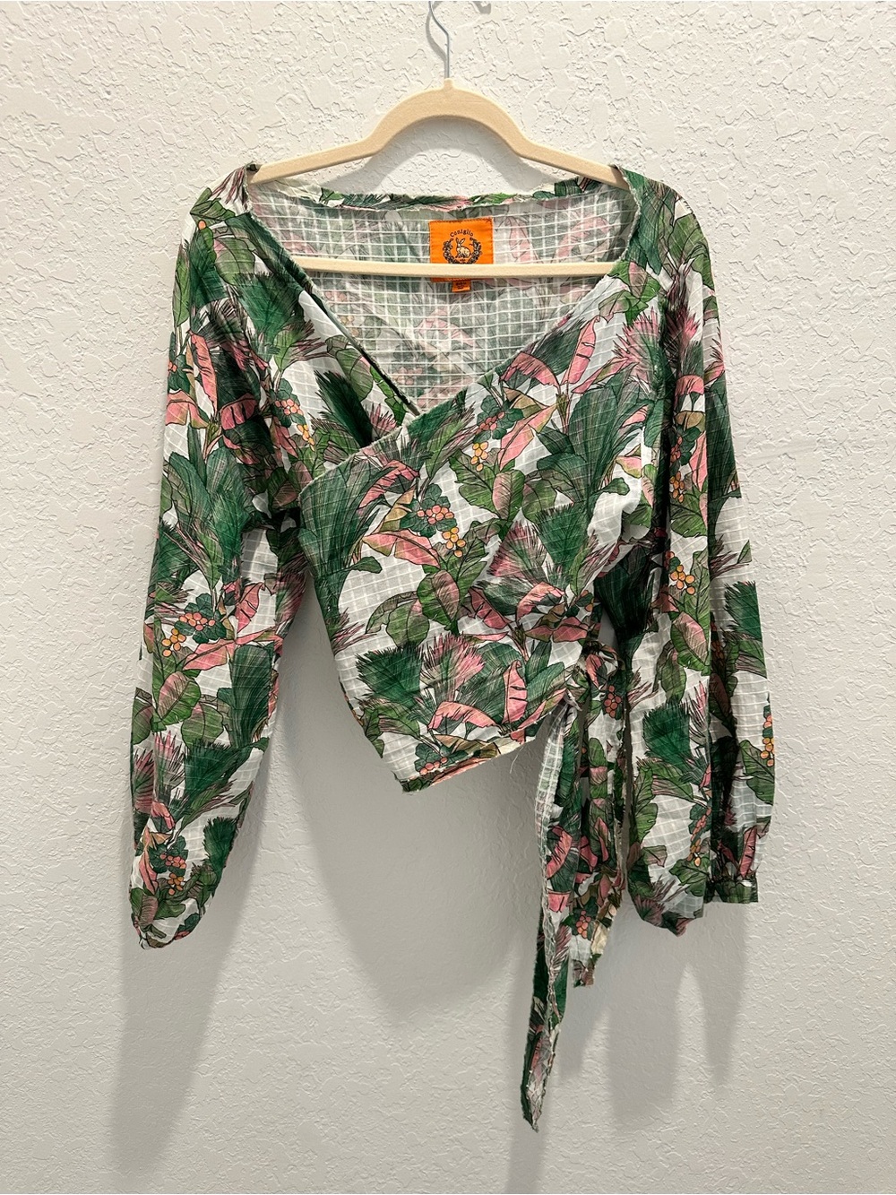 Coniglio Palm Beach Wrap Top in Seagrape